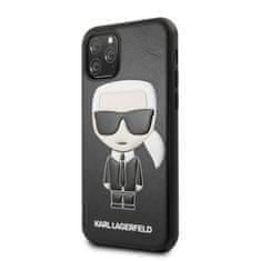 Karl Lagerfeld Karl Lagerfeld Iconic Karl Embossed Fullbody - ohišje za iPhone 11 Pro (črno)