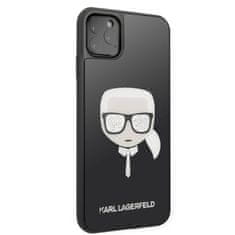 Karl Lagerfeld Karl Lagerfeld Dvoplastno ohišje z bleščicami - ohišje za iPhone 11 Pro Max (črno)