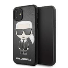 Karl Lagerfeld Karl Lagerfeld Iconic Karl Embossed Fullbody - ohišje za iPhone 11 (črno)