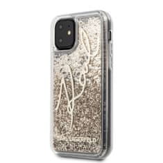 Karl Lagerfeld Karl Lagerfeld Signature Glitter Case - ohišje za iPhone 11 (zlato)