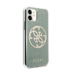 Guess Guess Circle Glitter 4G - Ohišje za iPhone 11 (kaki)