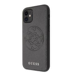 Guess Guess Saffiano 4G Circle Logo - Ohišje za iPhone 11 (črno)