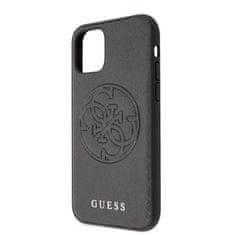 Guess Guess Saffiano 4G Circle Logo - Ohišje za iPhone 11 Pro (črno)