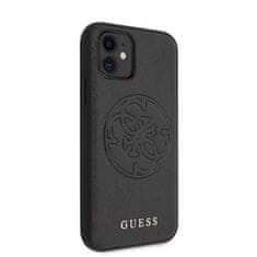 Guess Guess Saffiano 4G Circle Logo - Ohišje za iPhone 11 (črno)