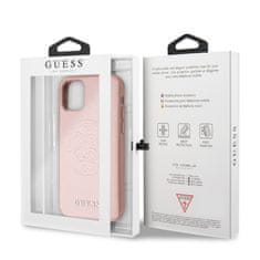 Guess Guess Saffiano 4G Circle Logo - etui za iPhone 11 (roza)