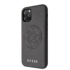 Guess Guess Saffiano 4G Circle Logo - Ohišje za iPhone 11 Pro (črno)