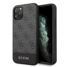 Guess Guess 4G Bottom Stripe Collection - Ohišje za iPhone 11 Pro Max (sivo)