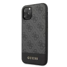 Guess Guess 4G Bottom Stripe Collection - Ohišje za iPhone 11 Pro Max (sivo)