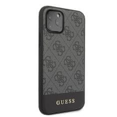 Guess Guess 4G Bottom Stripe Collection - Ohišje za iPhone 11 Pro Max (sivo)