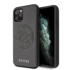 Guess Guess Saffiano 4G Circle Logo - Ohišje za iPhone 11 Pro Max (črno)