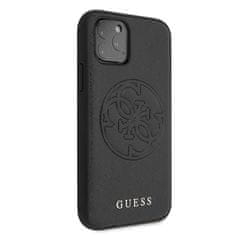 Guess Guess Saffiano 4G Circle Logo - Ohišje za iPhone 11 Pro Max (črno)