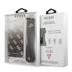 Guess Guess 4G Gradient Hard Case - Ohišje s snemljivo vrvico za iPhone 11 (črno)