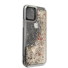 Guess Guess Liquid Glitter Hearts - Ohišje za iPhone 11 Pro Max (zlato/rdeče)