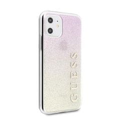 Guess Guess Glitter Gradient - Ohišje za iPhone 11 (zlato/rožnato)