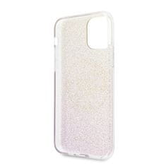 Guess Guess Gradient Circle Glitter 4G - Ohišje za iPhone 11 Pro (zlato/rožnato)