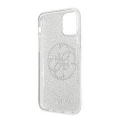 Guess Ohišje Guess Circle Glitter 4G - iPhone 11 Pro (svetlo sivo)