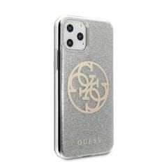 Guess Ohišje Guess Circle Glitter 4G - iPhone 11 Pro (svetlo sivo)