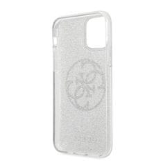 Guess Guess Circle Glitter 4G - Ohišje za iPhone 11 (svetlo sivo)