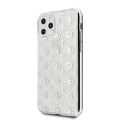 Guess Guess 4G Peony Glitter - Ohišje za iPhone 11 Pro (srebrno)