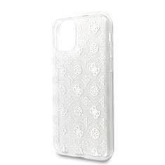 Guess Guess 4G Peony Glitter - Ohišje za iPhone 11 Pro (srebrno)