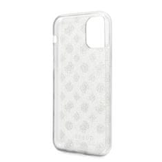 Guess Guess 4G Peony Glitter - Ohišje za iPhone 11 Pro (srebrno)