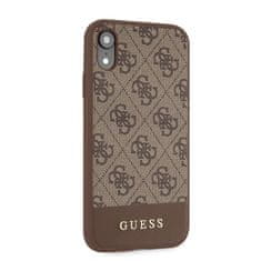 Guess Guess 4G Bottom Stripe Collection - Ohišje za iPhone XR (rjavo)