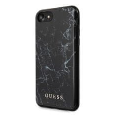 Guess Guess Marble - Ohišje za iPhone SE 2020 / 8 / 7 (črno)