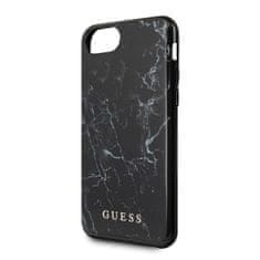 Guess Guess Marble - Ohišje za iPhone SE 2020 / 8 / 7 (črno)