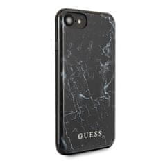 Guess Guess Marble - Ohišje za iPhone SE 2020 / 8 / 7 (črno)