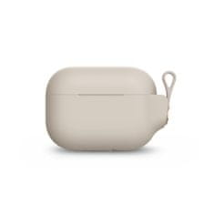 Moshi Moshi Pebbo - Ovitek za AirPods Pro s snemljivim zapestnim trakom (Savanna Beige)