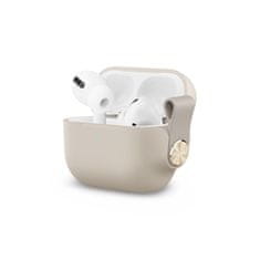 Moshi Moshi Pebbo - Ovitek za AirPods Pro s snemljivim zapestnim trakom (Savanna Beige)