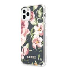 Guess Guess Flower Shiny Collection N3 - Ohišje za iPhone 11 Pro (mornarska)