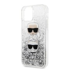 Karl Lagerfeld Karl Lagerfeld Liquid Glitter Hearts - Ohišje za iPhone 11 Pro