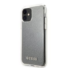 Guess Ohišje Guess z bleščicami - Ohišje za iPhone 11 (srebrno)