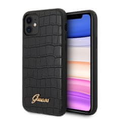 Guess Ohišje Guess Croco - Ohišje za iPhone 11 (črno)