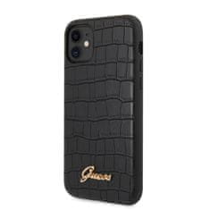 Guess Ohišje Guess Croco - Ohišje za iPhone 11 (črno)