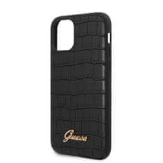 Guess Ohišje Guess Croco - Ohišje za iPhone 11 (črno)