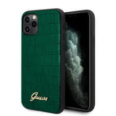 Guess Ohišje Guess Croco - Ohišje za iPhone 11 Pro (temno zeleno)