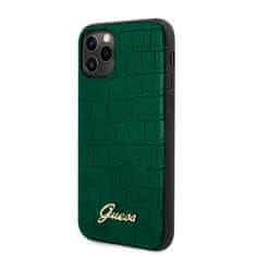 Guess Ohišje Guess Croco - Ohišje za iPhone 11 Pro (temno zeleno)