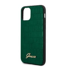 Guess Ohišje Guess Croco - Ohišje za iPhone 11 Pro (temno zeleno)