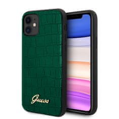 Guess Ohišje Guess Croco - Ohišje za iPhone 11 (temno zeleno)