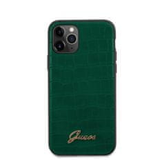 Guess Ohišje Guess Croco - Ohišje za iPhone 11 Pro (temno zeleno)