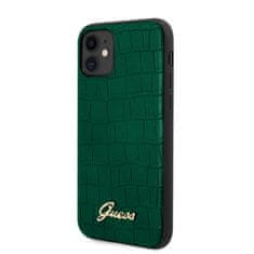 Guess Ohišje Guess Croco - Ohišje za iPhone 11 (temno zeleno)