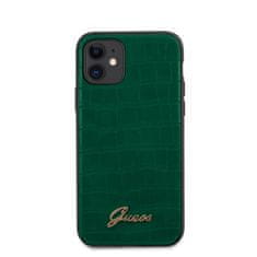 Guess Ohišje Guess Croco - Ohišje za iPhone 11 (temno zeleno)