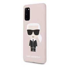 Karl Lagerfeld Karl Lagerfeld Silikonsko ohišje Iconic - Samsung Galaxy S20 (svetlo roza)