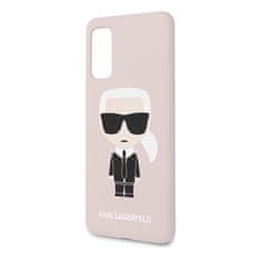 Karl Lagerfeld Karl Lagerfeld Silikonsko ohišje Iconic - Samsung Galaxy S20 (svetlo roza)