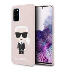 Karl Lagerfeld Karl Lagerfeld Silikonsko ohišje Iconic - Samsung Galaxy S20+ (roza)