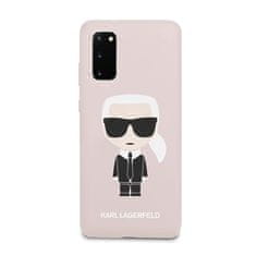 Karl Lagerfeld Karl Lagerfeld Silikonsko ohišje Iconic - Samsung Galaxy S20 (svetlo roza)