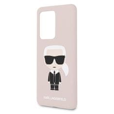 Karl Lagerfeld Karl Lagerfeld Silikonsko ohišje Iconic - Samsung Galaxy S20 Ultra (svetlo roza)