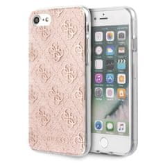 Guess Guess 4G Glitter - Ohišje za iPhone SE 2020 / 8 / 7 (roza)